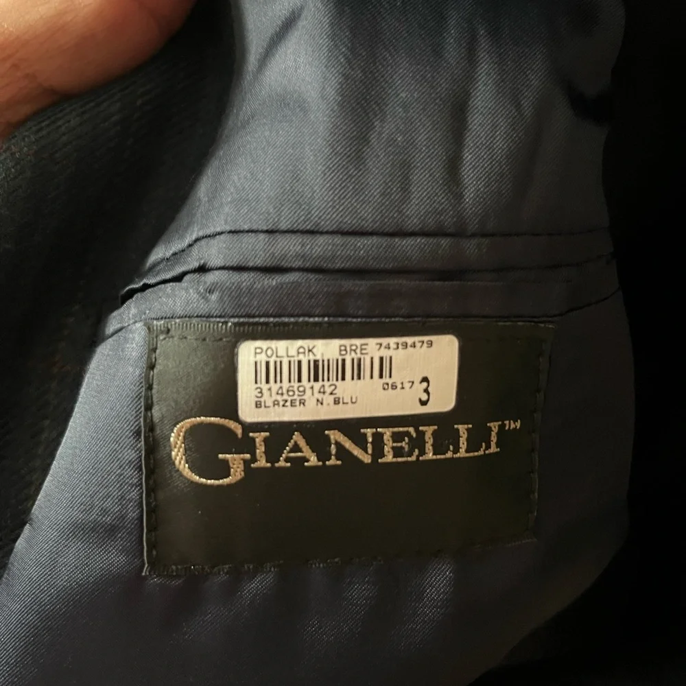 GIANELLI WOOL BLEND BLAZER SIZE 42 R